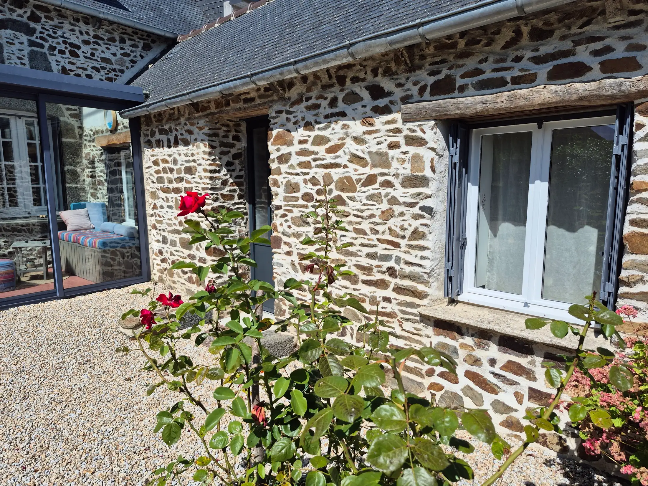 L'extérieur de la chambre d'hôtes