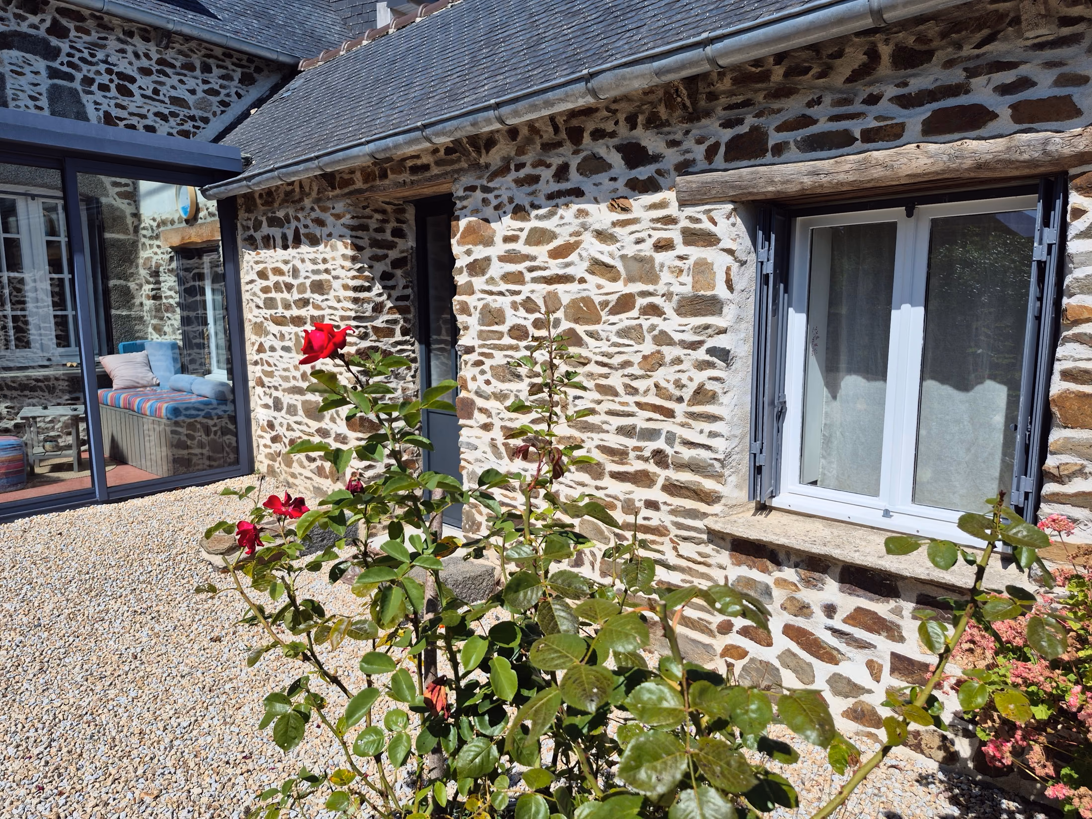 L'extérieur de la chambre d'hôtes