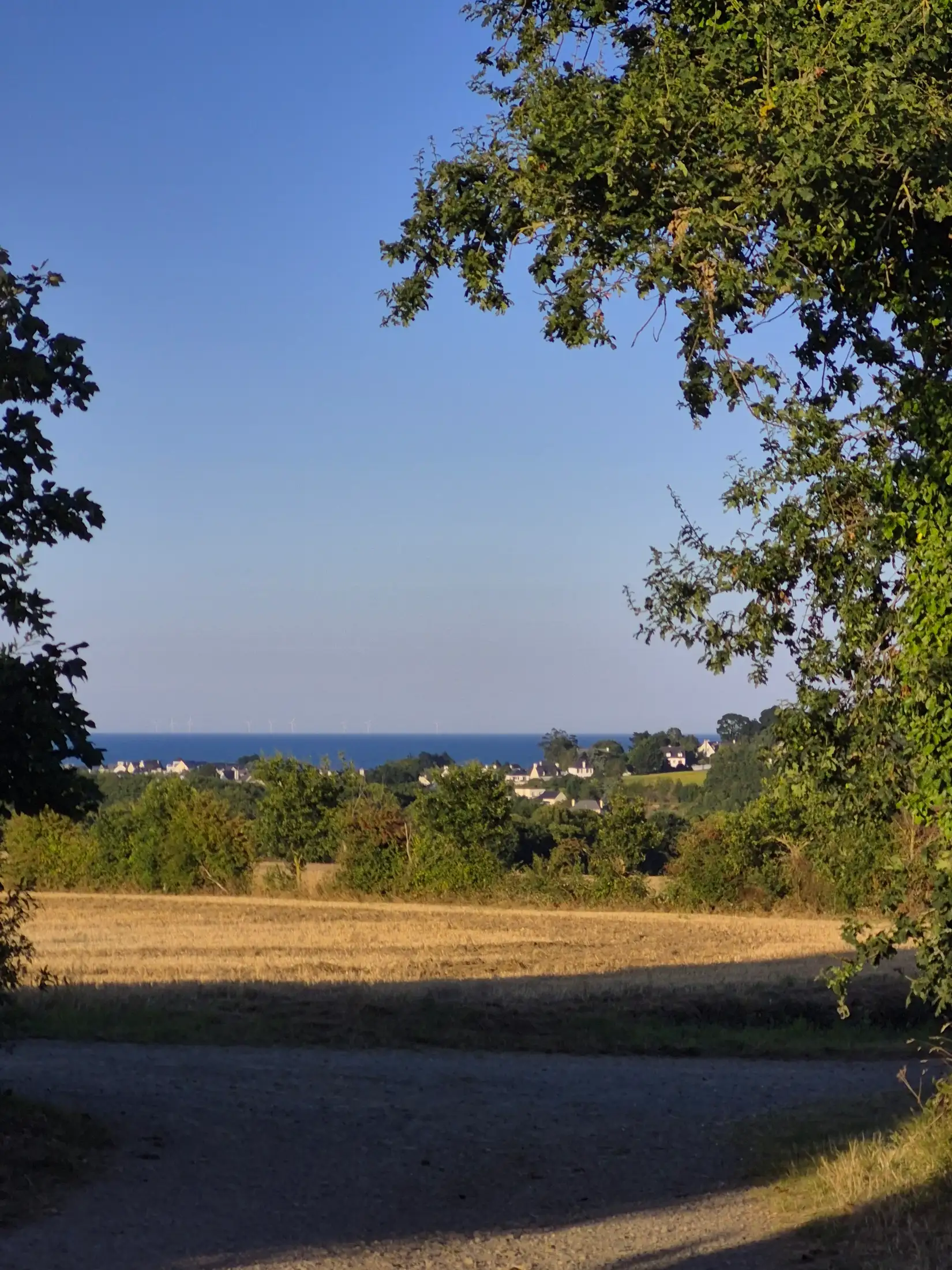 Vue sur la mer depuis la Ville Durand